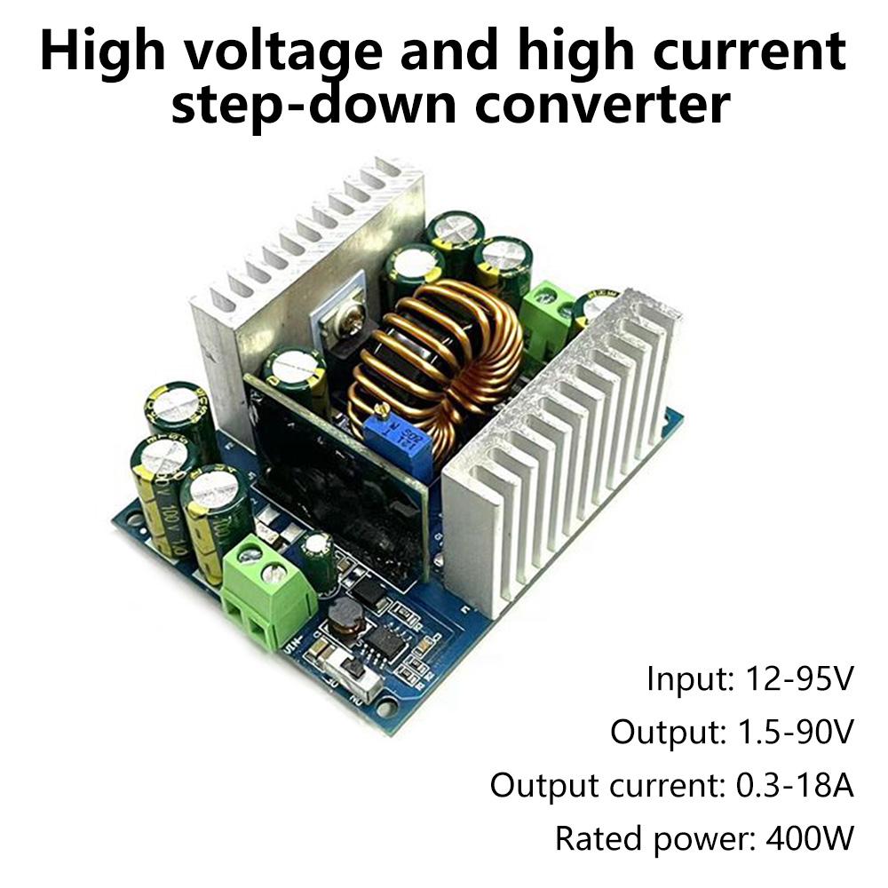 500W Step-Down Power Module Constant Voltage Constant Current DC 12-95V to 1.5-90V 18A High-Power Adjustable Step-down converter