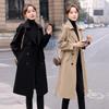 Trench Coat Womens Medium and Long Coat Over The Knee and Looking Thin Temperament Autumn Womens Clothing