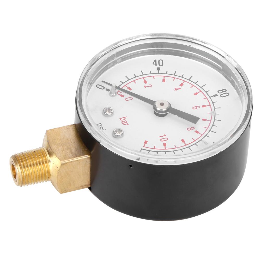 0-160psi 0-11bar Vakuum-Manometer Manometer mit Doppelskala für Wasser Öl Gas Flüssigkeit