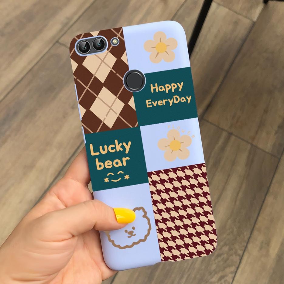 Para Capa Huawei P Smart FIG-LX1 FIG-LA1 Nova Arte Pintada Coque Capa de Silicone Macio Para Huawei P Smart PSmart 2018 Capa Traseira