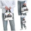 Julia Hex Logo Insulated Lunch Bag for Kids School Cooler Thermal Food Box Tote Leakproof Lunch Boxes Container