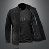 New Spring And Fall Fashion Casual Men Solid Color Stand Collar Zipper Pocket Slim Retro Corduroy Long Sleeve Men 'S Jacket