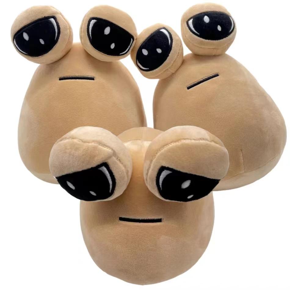 1/6Pcs My Pet Alien Pou Plush Toys Anime Game The Maw Pou Doll Kawaii Cartoon Soft Stuffed Pillow Children Birthday Xmas Gif