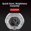 2.5inch DRL Dual Halo Lamp LED Driving Fog Lamp Car Motorcycle Headlight  Motorcycle Modification