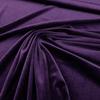 Knitted Velvet Fabric Purple Sewing Material 0.5 M Smooth Soft