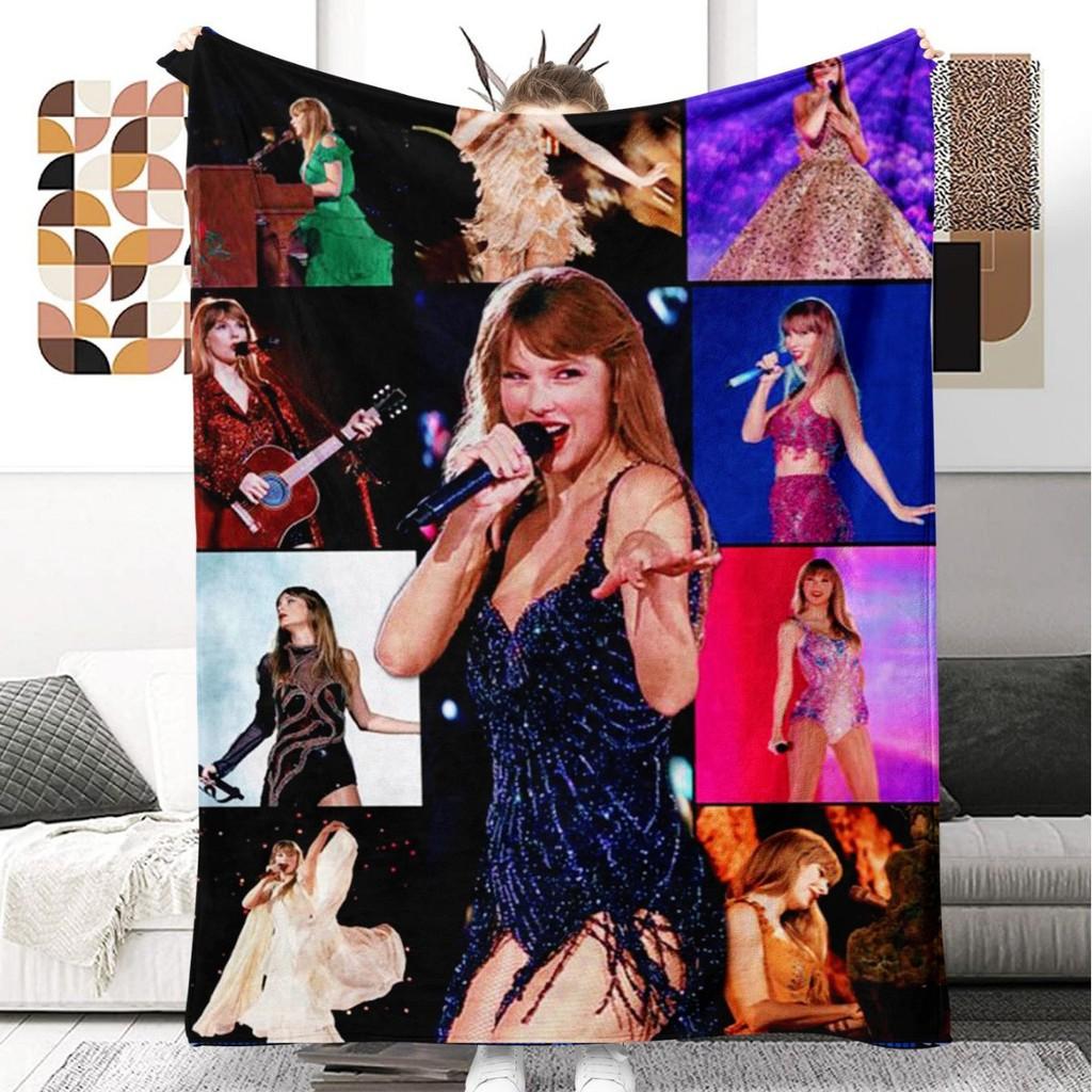Taylor Swift Themed Blanket With Geometric Pattern For Office Nap And Home Relaxation