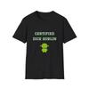 Certified Dice Goblin Version Softstyle Funny TTRPG Gaming T Shirt DandD