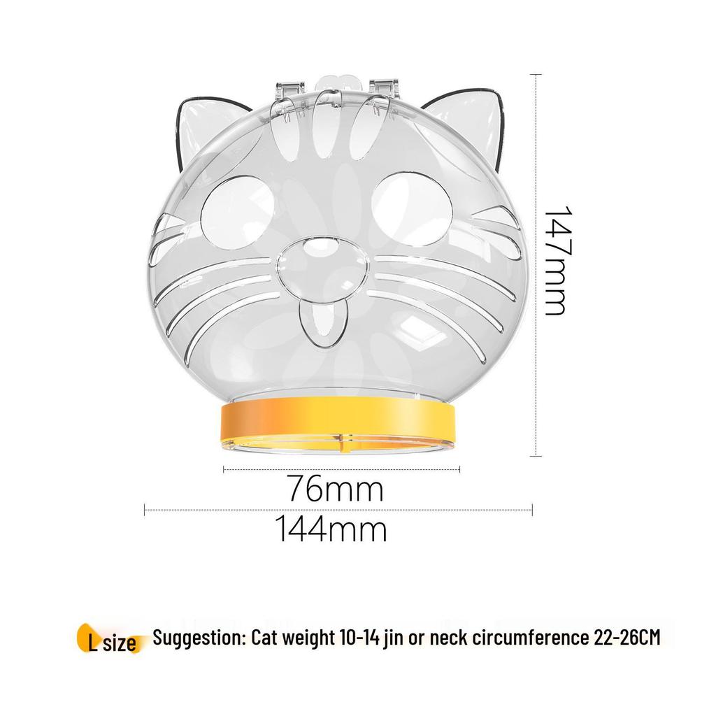 Transparent Outdoor Cat Muzzle: Anti-Scratch, Breathable, Anti-Bite Protective Cover