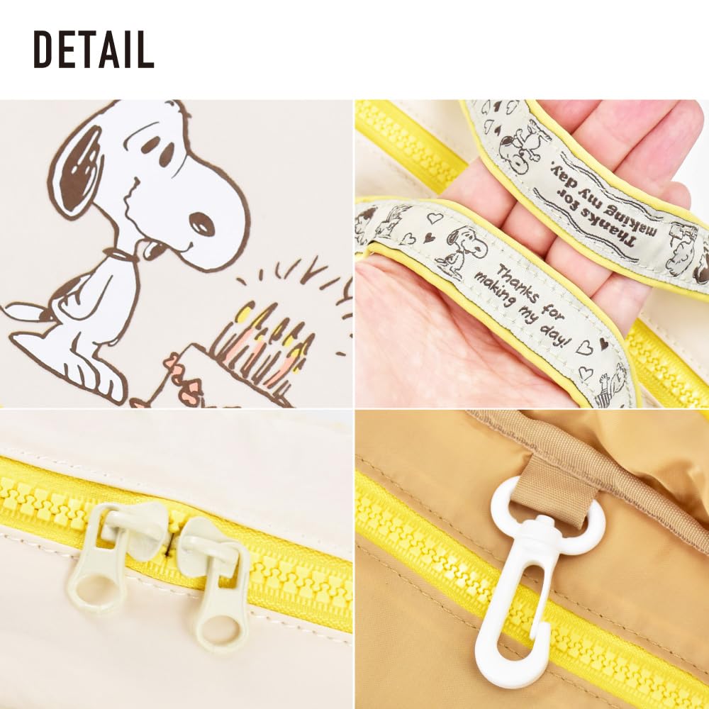 Travel Pouch, 2-Way Hanging Pouch IV, Snoopy Travel, SPZ-4113