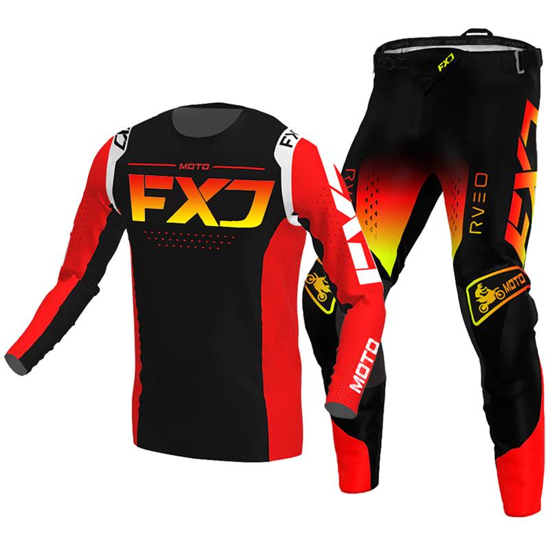 Zestaw motocrossowy dla dzieci 4 5 6 7 8 9 10 11 12 13 lat Młodzież Dziecko Motocykl Chłopiec Dziewczynka Jersey Spodnie Zestawy kombinezon wyścigowy Off-road Enduro MX MTB