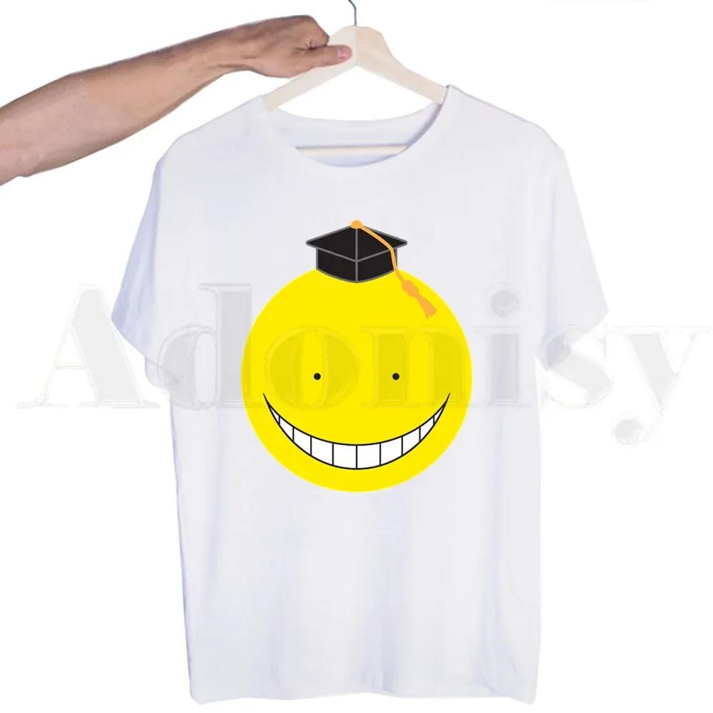 Assassination Classroom Korosensei Japanese Anime Tshirts Men Fashion Summer T-shirts Tshirt Top Tees Streetwear Harajuku Funny