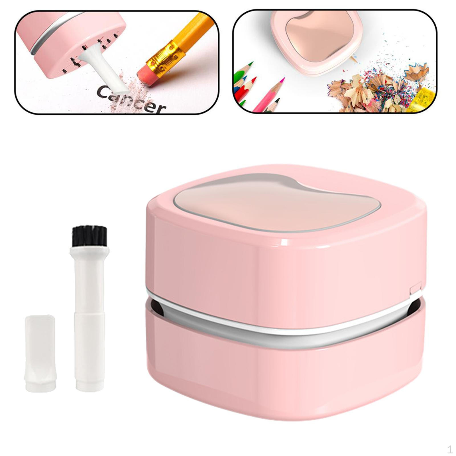 

Компактный настольный пылесос — эффективный инструмент для уборки дома и офиса розовый