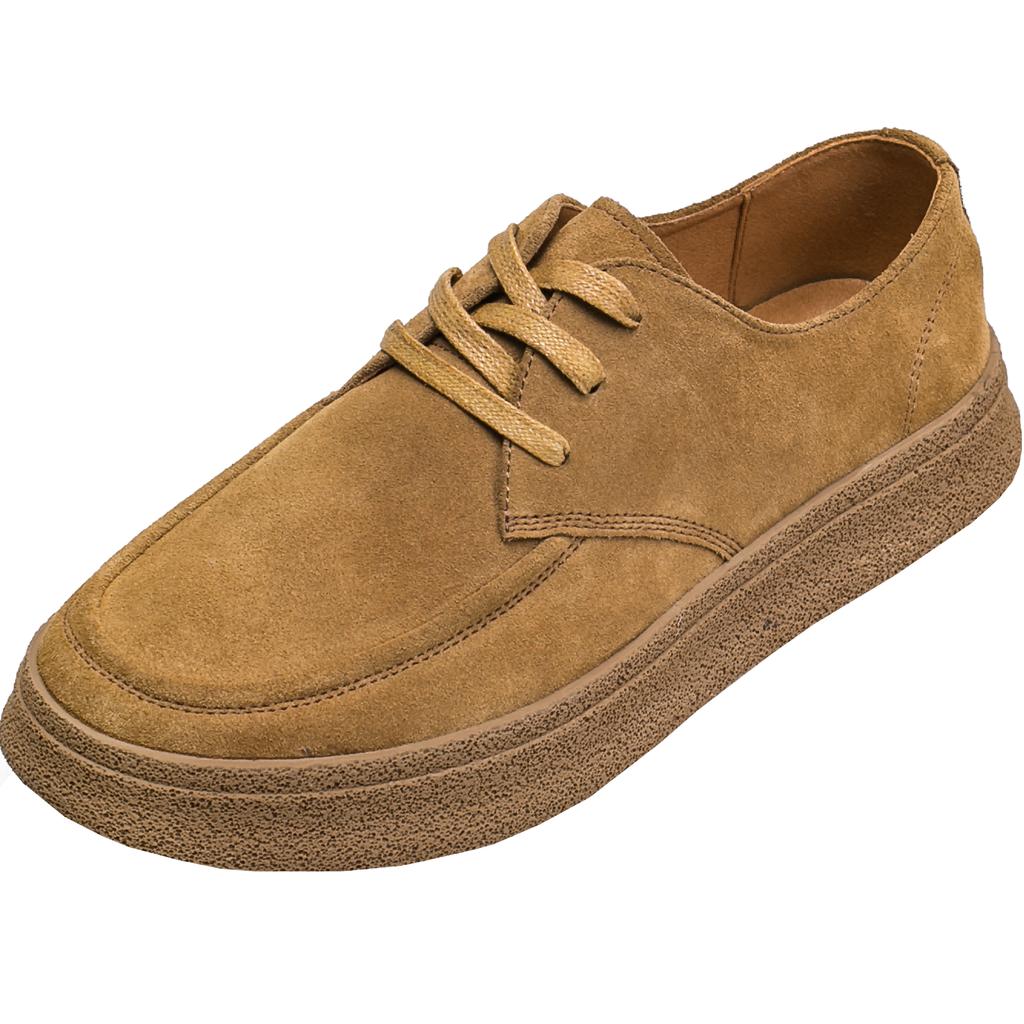 Pánské ležérní boty z semišové kůže Klasické Retro Pohodlná Měkká podrážka Řidičské Pánské Outdoorové Oxfords boty Šněrovací Baleríny Tenisky