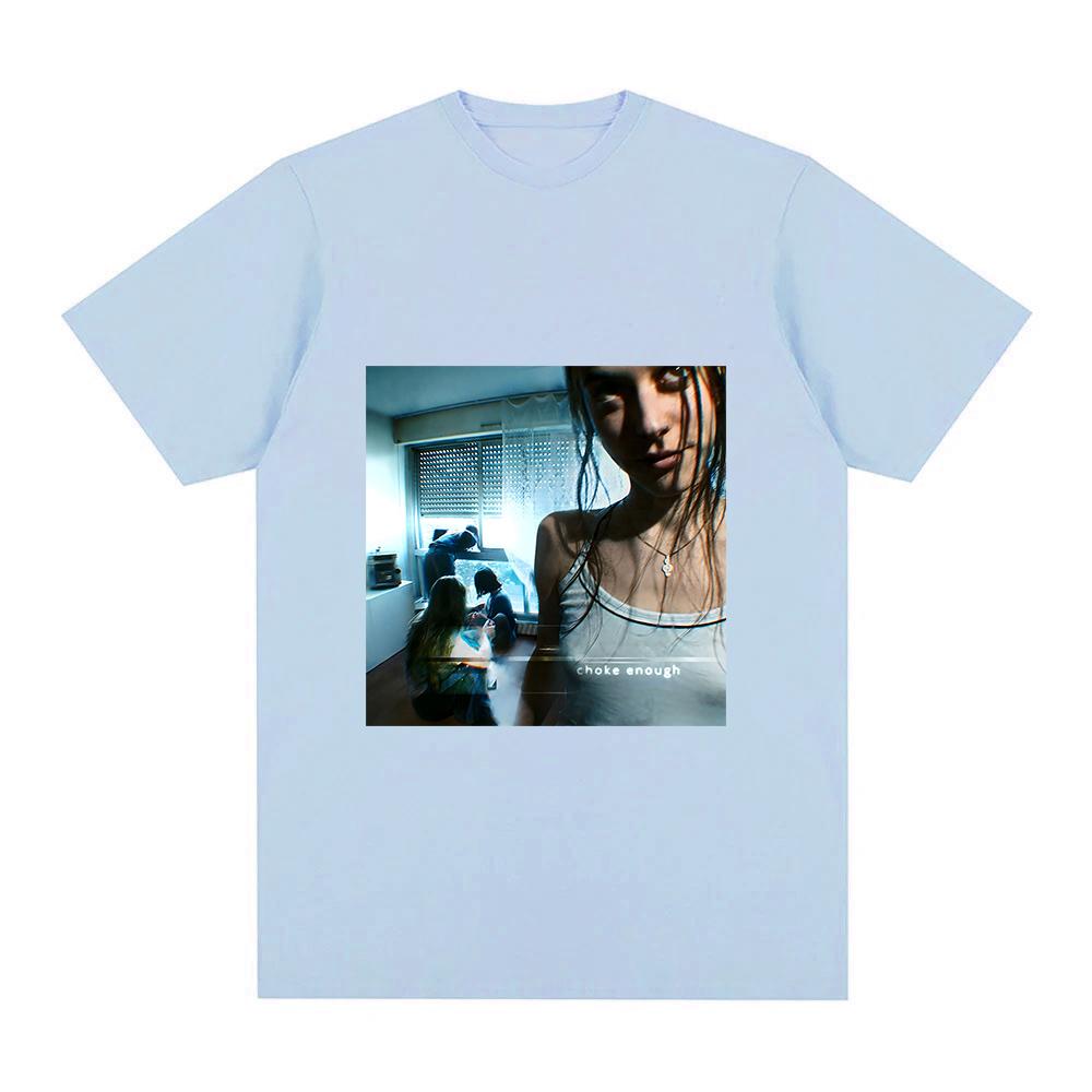 Oklou TShirt Choke Enough Album Graphic Printing Clothing 100cotton Comfortable Oneck Tshirts WomenUnisex Short Sleeve Tees