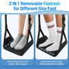 Newest Airplane Foot Hammock Airline Foot Rest With Removable Pad Adjustable Strap Foot Hammock With Menory Foam For Travel