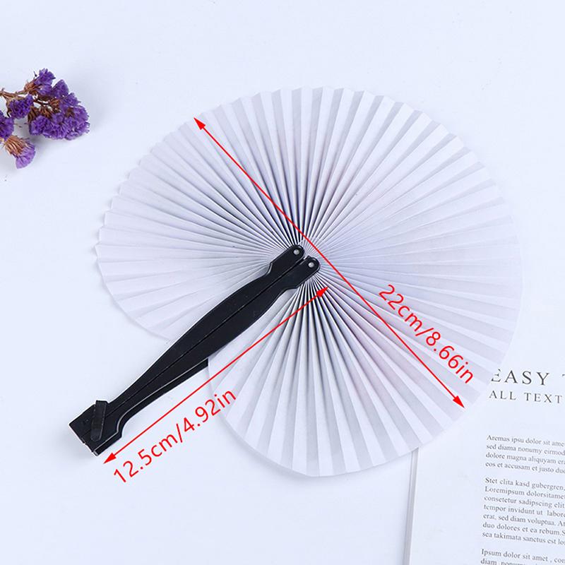 Sommer-Handfächer, chinesischer Falthandfächer, bedrucktes Papier, dekoratives Geschenk