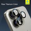 Blueo Sapphire Material For iPhone 16 Pro Max Camera Lens Protector, Metal Anti Scratch Cover for iPhone 16 Pro Lens Protector