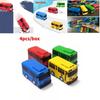 High-quality Mini Bus In Nine Colors With Working Doors Educational Toy Set