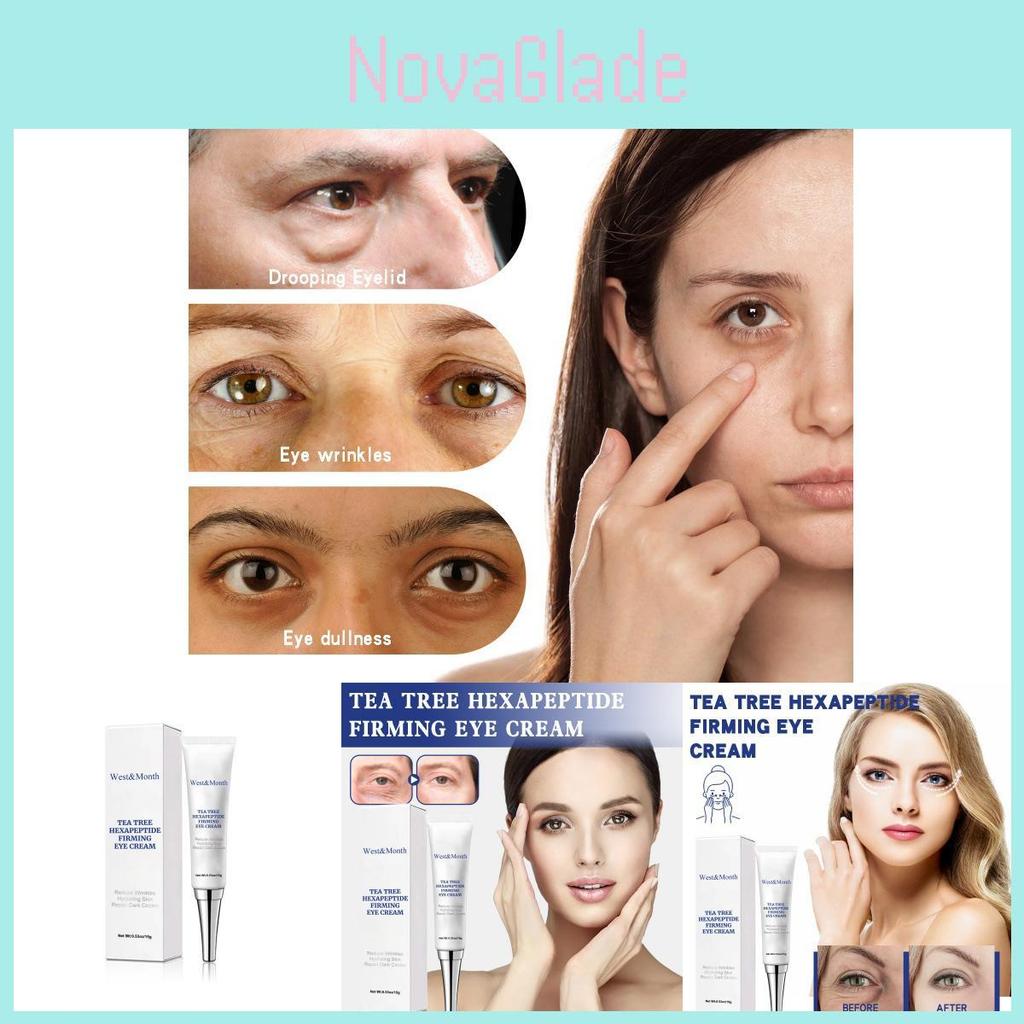 West Month Tea Tree Six Peptide Firming Eye Cream For Smoothing Fine Lines And Repairing Delicate Skin