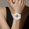 Casio BABY-G Fashion Trend Contrast Color Vitality Street Classic Pointer Dual Display Sports Waterproof Quartz Movement Japanese and BA-110PP-7A