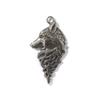 1 Stück 304 Edelstahl Anhänger Antik Silber Farbe Löwenkopf / Wolfskopf / Tigerkopf Anhänger Für DIY Halskette Schmuckherstellung