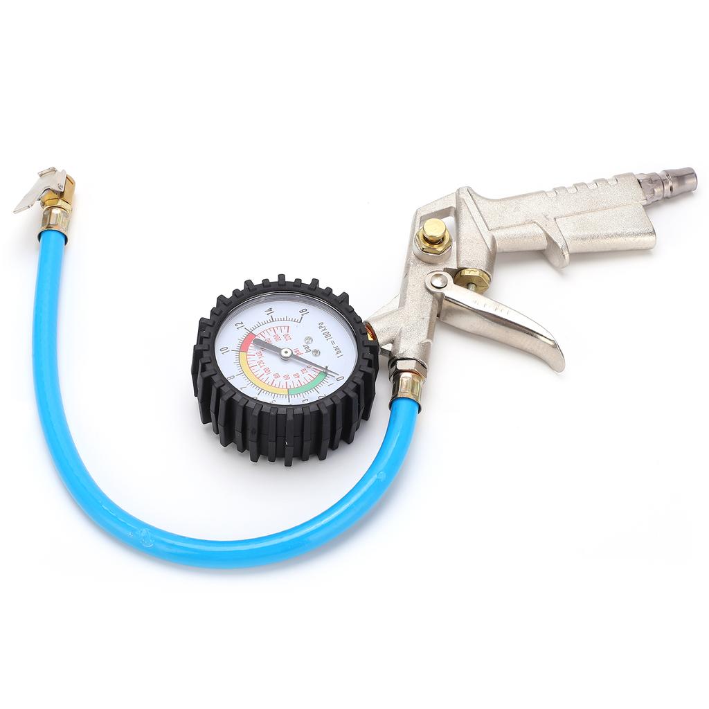 Tire Inflator Deflator with Pressure Gauge 0?220PSI 16Bar Air Chuck Universal for Cars Trucks