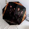 Supernatural: Shadows Flames Folding Umbrella Portable Travel Gift Umbrella Three Folds