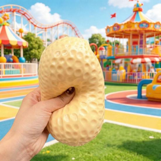 Office Desk Stress Relief Gifts Anti-stress Duck Fidget Toys Cute Pineapple Peanut Decompression Squeeze Toys for Kids Adults Shaped Sensory