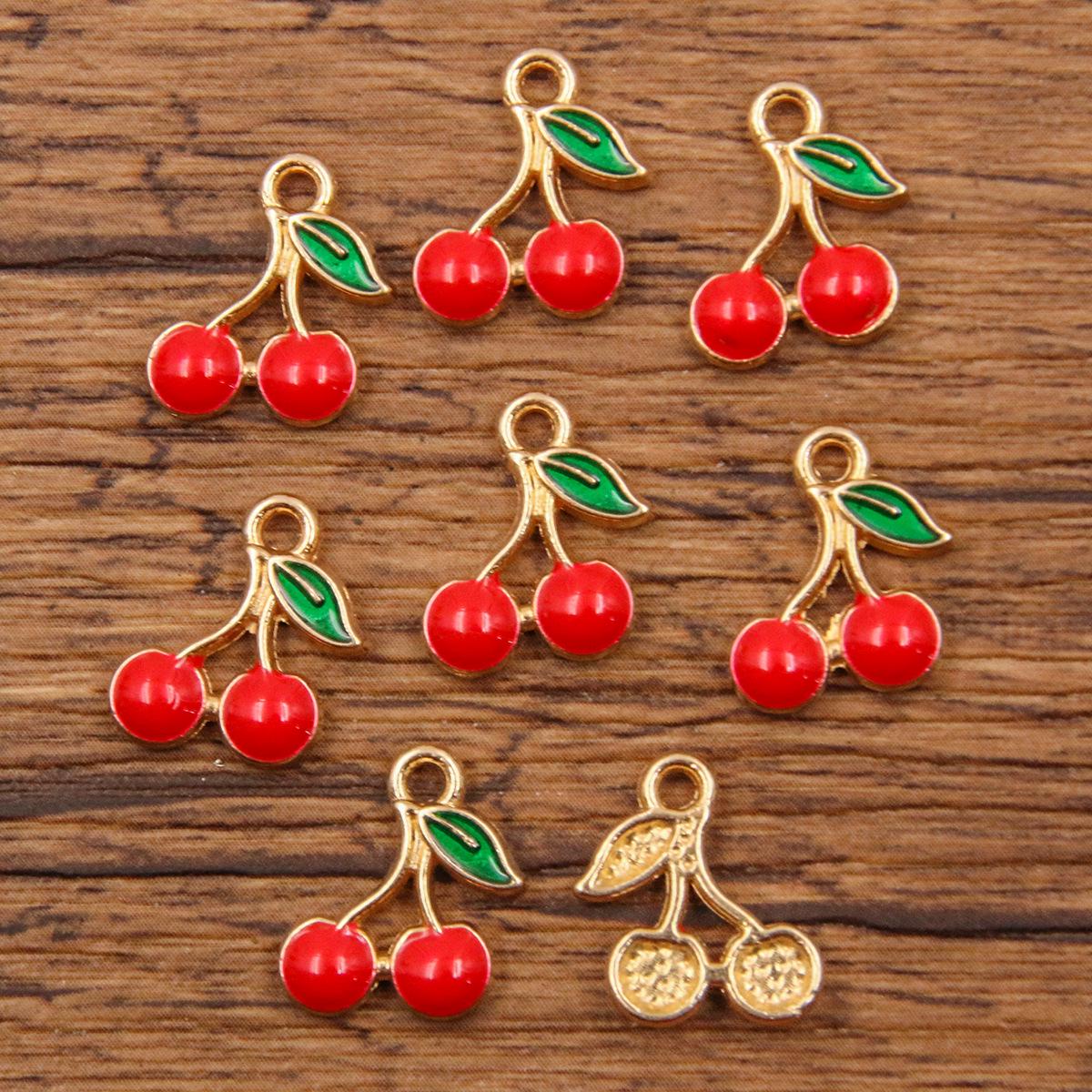 

Подвески для бижутерии из сплава своими руками: 12 стилей фруктовых подвесок (Банан, Яблоко, Ананас, Арбуз) в золотой эмали KC.