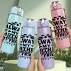 1PC Always My Mother My Friend Text 750ml Color Plastic Sports Water Bottle Leakproof Flip Straw Lid Suitable for Sports Office Home Use