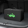Electric Charging Cord Bag Retardant Electric Vehicle Charger Case Car Charger Cord Storage Bag Fire Resistant for Travel