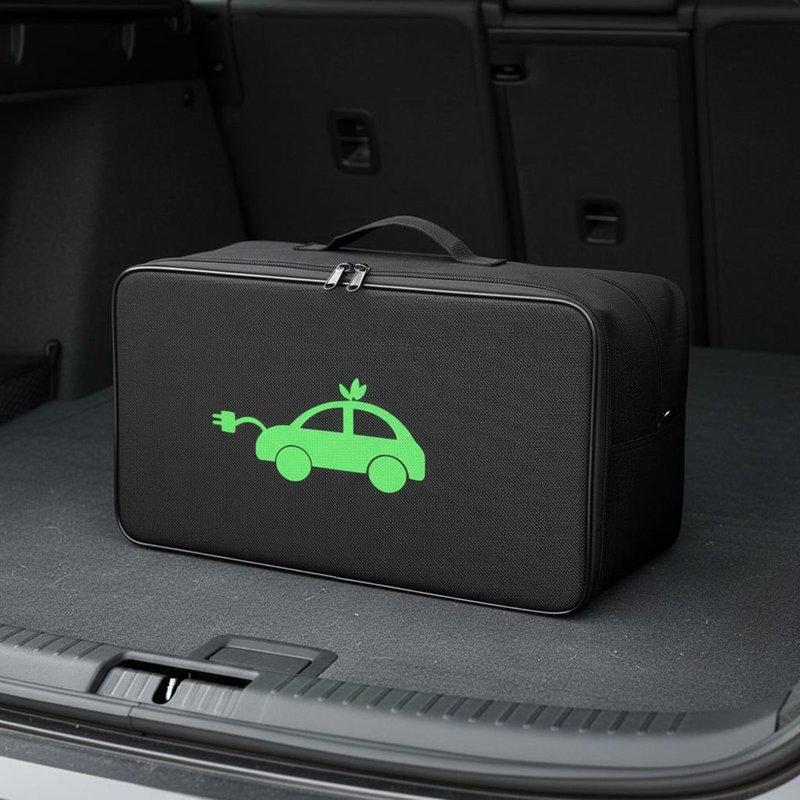 Electric Charging Cord Bag Retardant Electric Vehicle Charger Case Car Charger Cord Storage Bag Fire Resistant for Travel