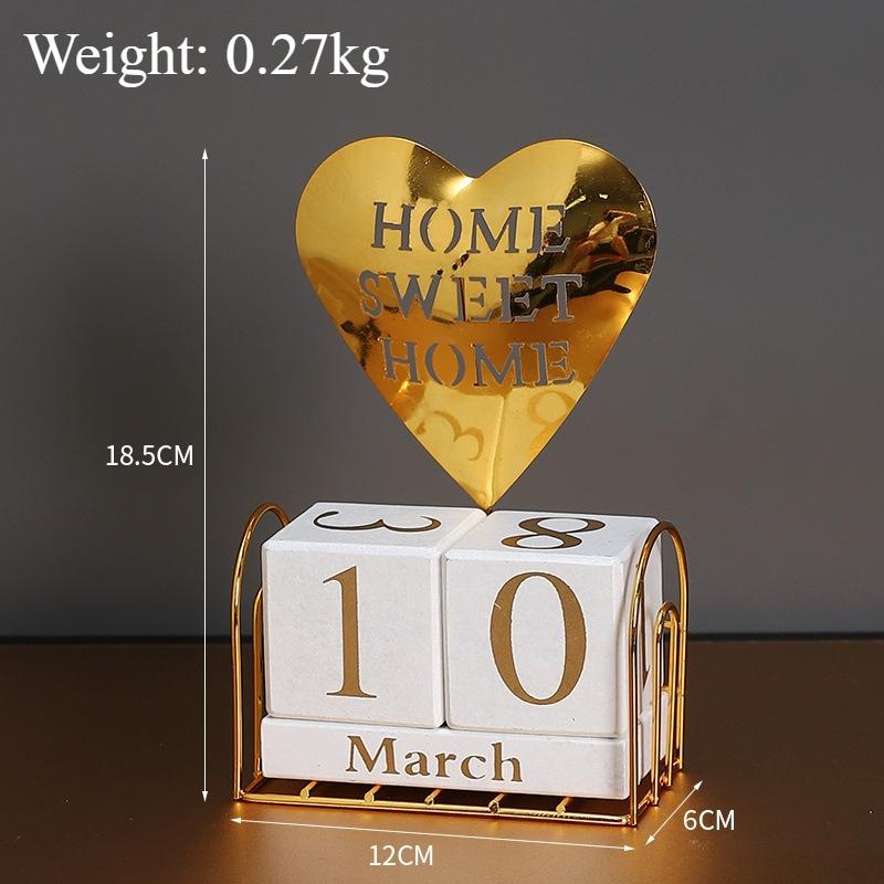 Creative Calendar Mini DIY Desktop Calendar Office Desktop Decoration Holiday Decoration Calendar Flip Date Table Calendar Decor