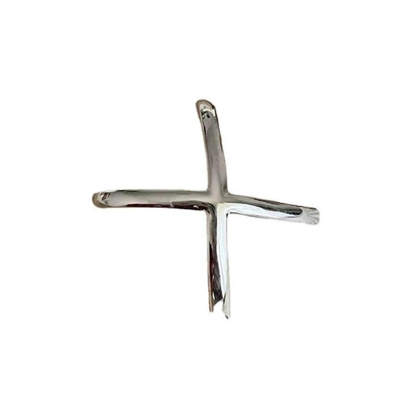 

Artistic Open Rings Geometric Rings Adjustable Size Modern Stackable Jewelry Copper Texture Present for Fashion Women 1