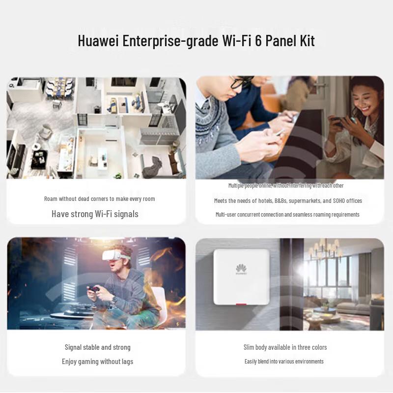 Huawei AirEngine5762S-11SW WiFi 6 Dual-Band In-Wall AP