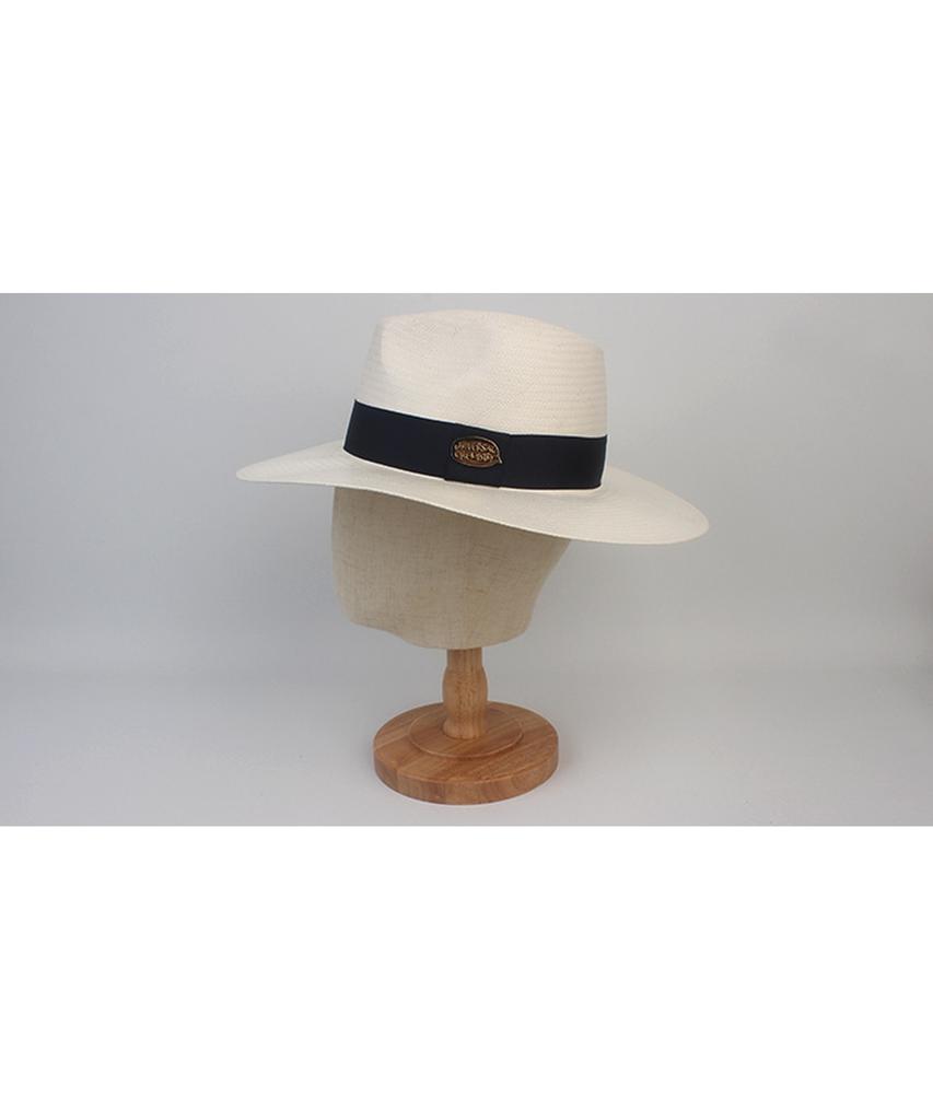 Yunibeosyeolkemiseuteuli Summer Navy Line White Long Fedora