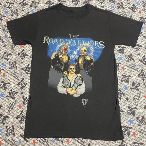 

The Road Warriors Hawk & Animal w Paul Ellering T-shirt Men s Jim Crockett S-5XL L