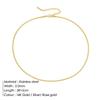 Korean Minimalist Versatile Snake Bone Chain Necklace - Cold Style Stainless Steel Jewelry
