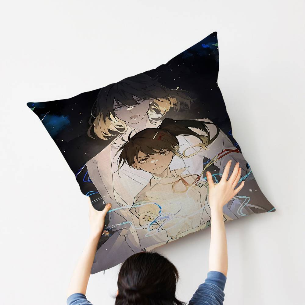 Japanese Anime Suzume Pillowcases Home Bedding Decorative Pillow Cover Wedding Super Soft Pillow Case