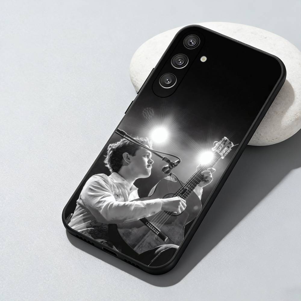 My New Band Believe Black Midi Phone Case For Samsung Galaxy A73,A72,A71,A70,A52,A51 Others Soft Black Cover