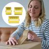 3pcs Set Plastic Small Tape Cap Gift Wrapping Tape Cover Packaging Tool  Office School Supplies