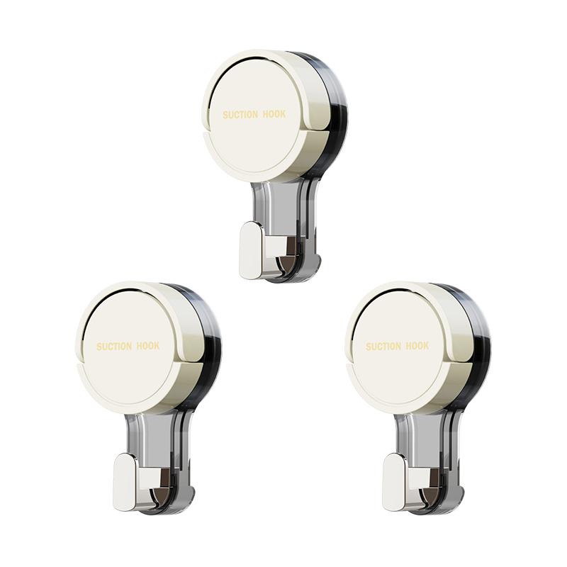 1/3pcs Suction Cup Hook Reusable Stronge Waterproof Suction Hooks Removable Bathroom Vacuum Suction Hook Hangers Hooks