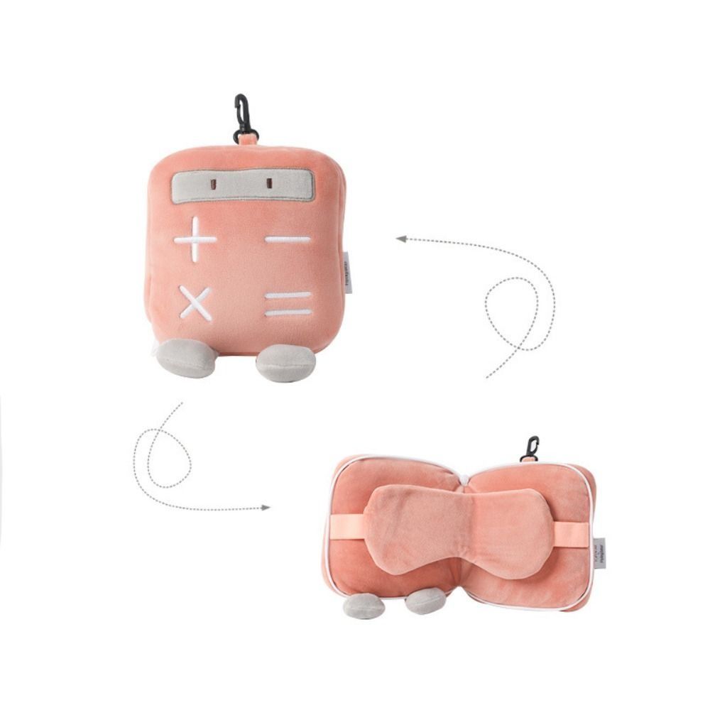 Soft 2 in 1 Eye Mask Kawaii Travel Folding Pillow Fashion Cartoon Eye Mask Pillow Student