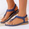 Women's Sandals Bohemia Style Women Sandals Summer  New Soft Beach Shoes Woman Flip Flops Low Heels Flat Sandalias Mujer
