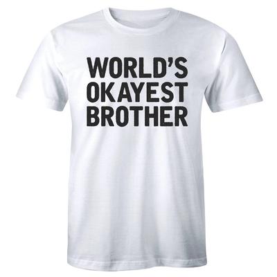 Das okayste Bruder der Welt Lustiges T-Shirt für Männer Kleiner Großer Bruder Geschenk T-Shirt