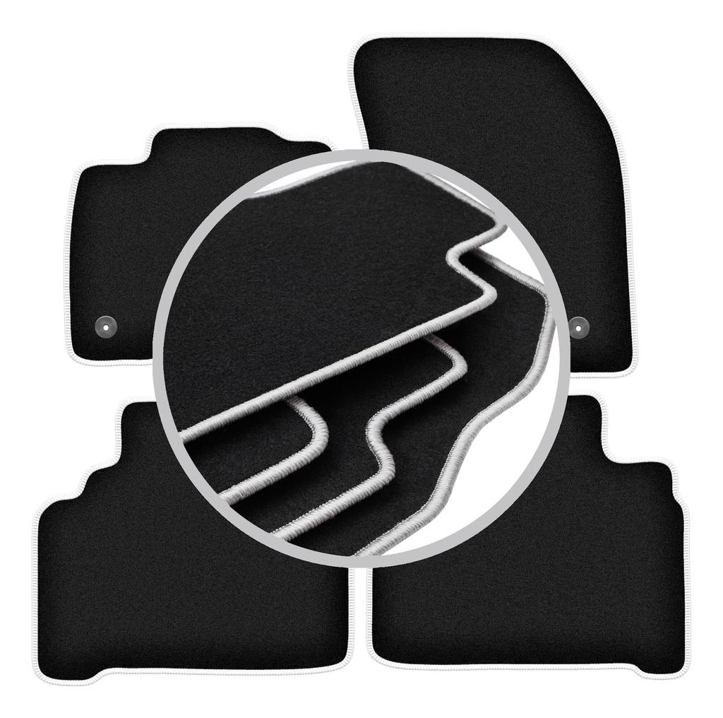 CARLUX-SILVER car mats for: Ford Galaxy MK3 minivan (2015-)