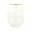 Spring Time Daisy Stemless Wine Glass