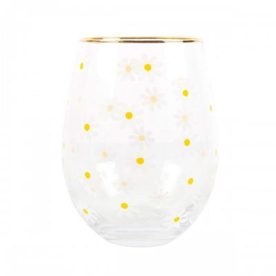 Taça de vinho sem haste Daisy Spring Time