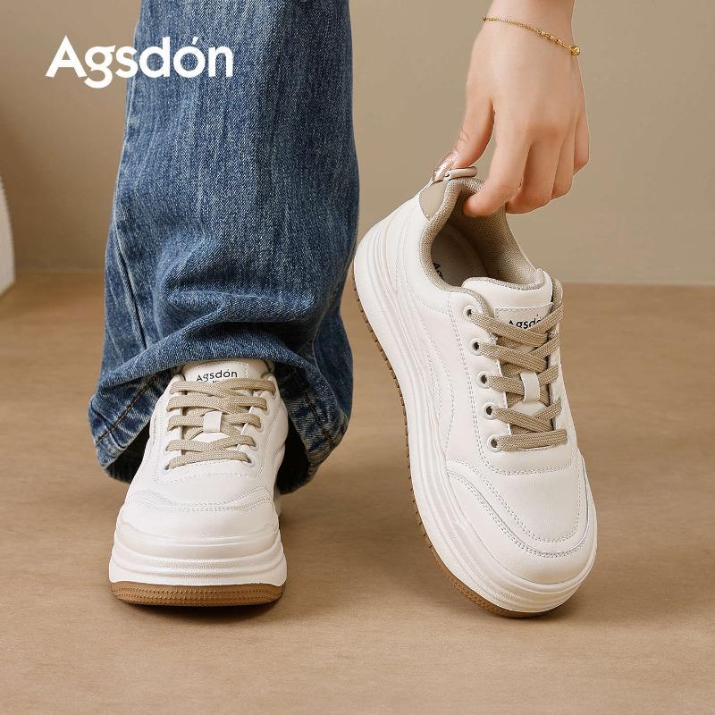 Little white shoes women's new spring platform muffin outdoor casual shoes white sports shoes