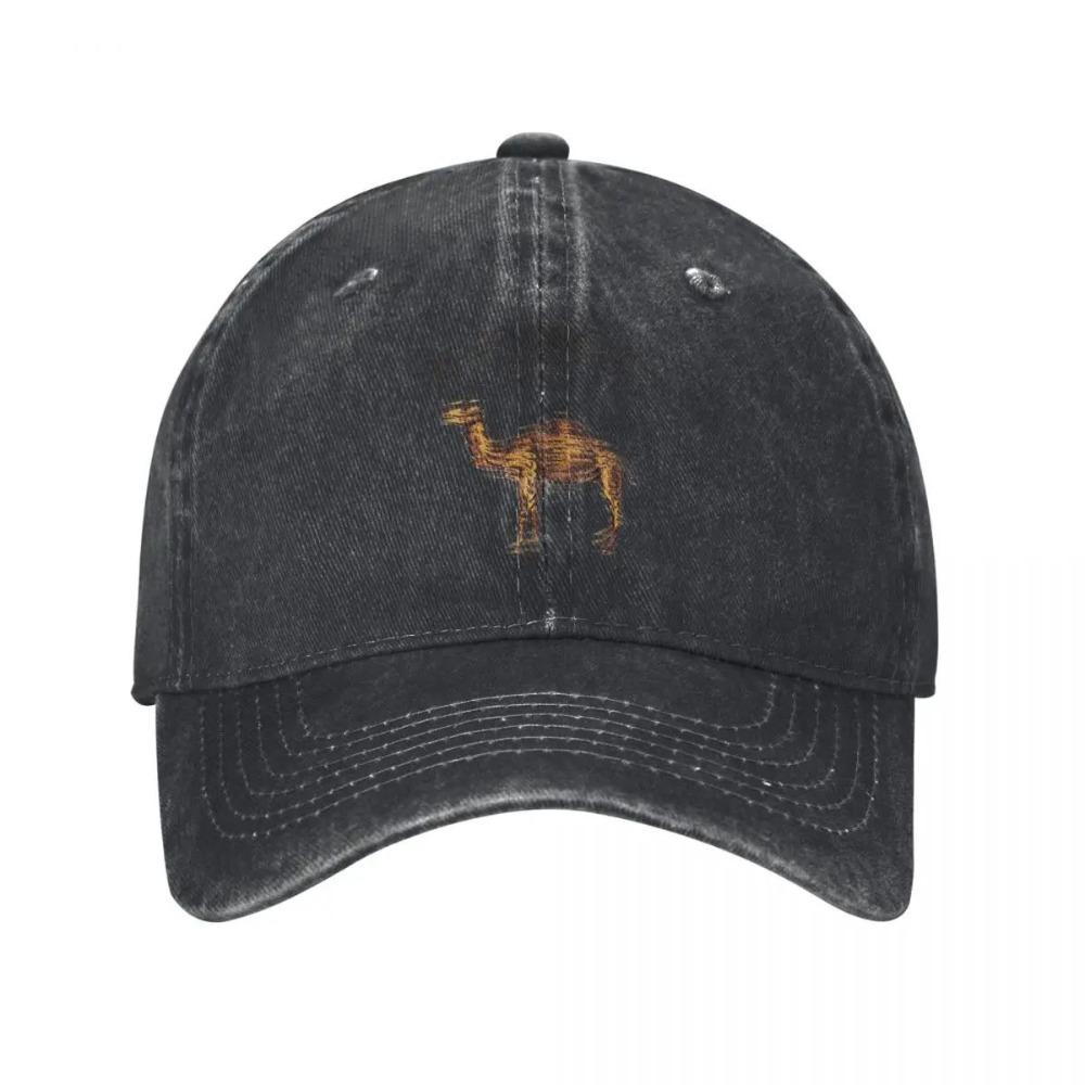 Kamel Accessoires Herren Damen Trucker Cap Tier Distressed Gewaschene Kappen Mütze Vintage Outdoor Laufen Golf Verstellbare Passform Kopfbedeckung